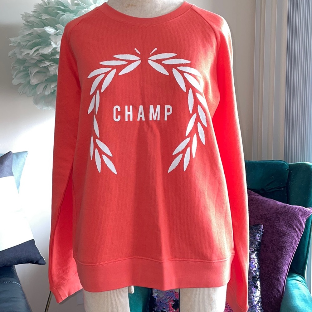 ZOE KARSSEN orange sweatshirt